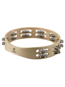 Double Row Wooden Tambourine by for