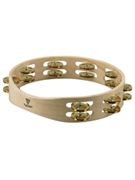 Double Row Wooden Tambourine by for