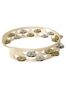 Double Row Wooden Tambourine by for