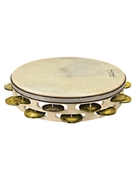 Double Row Headed Wooden Tambourine by for