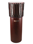 Dark Wood Ngoma Drum by for