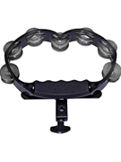Black Plastic Mountable Tambourine by for