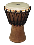 6 inch. Traditional Rope-Tuned African Djembe by for