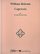 Capriccio for Violincello and Piano by Bolcom WIlliam for