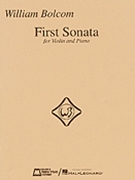 First Sonata by Bolcom WIlliam for Violin and Piano