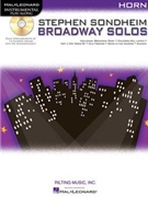 Broadway Solos - Stephen Sondheim by Sondheim Stephen for French Horn w/c