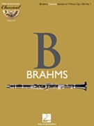 Sonata In F Minor Opus 120 #1 by Brahms Johannes for Clarinet Solo