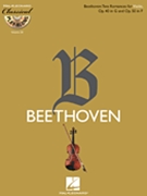 Two Romances (op 40 In G & Opus 50 In F) by Beethoven Ludwig van for Violin w/c
