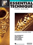 Essential Technique Bk 3 For Band by Lautzenheiser Et Al for Alto Saxophone