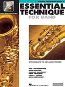 Essential Technique Bk 3 For Band by Lautzenheiser Et Al for Tenor Saxophone