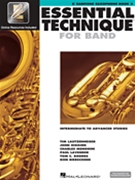 Essential Technique Bk 3 For Band by Lautzenheiser Et Al for Baritone Saxophone