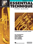 Essential Technique Bk 3 For Band by Lautzenheiser Et Al for Euphonium Bass Clef