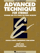 Advanced Technique For Strings by Allen Gillespie and Hayes for Piano Accompaniment