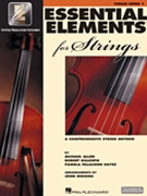 Essential Elements Bk 1 For Strings by Allen Gillespie and Hayes for Violin (Book 1 w/AA)