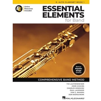 Essential Elements for Band - Eb Alto Clarinet Book 1 with EEi