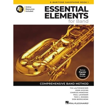 Essential Elements for Band - Eb Baritone Sax Book 1 with EEi