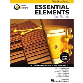 Essential Elements for Band - Percussion/Keyboard Percussion Book 1 with EEi