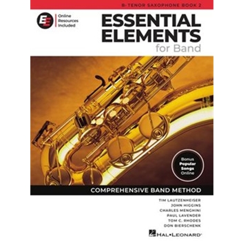 Essential Elements for Band - Bb Tenor Sax Book 2 with EEi