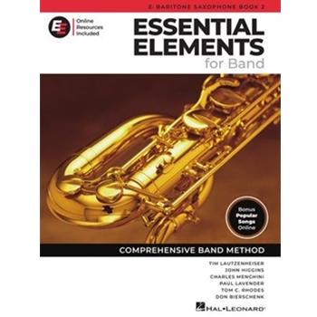 Essential Elements for Band - Eb Baritone Sax Book 2 with EEi