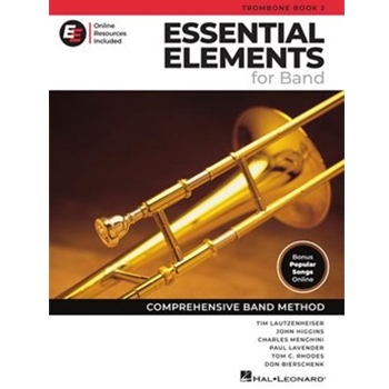 Essential Elements for Band - Trombone Book 2 with EEi