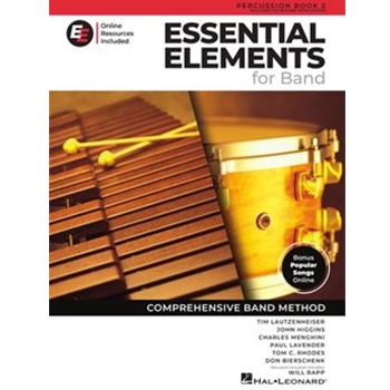 Essential Elements for Band - Percussion - Book 2 with EEi
