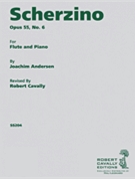 Scherzino Opus 55 #6 by Andersen Joachim - Cavally Robert - for Flute and Piano
