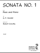 Sonata #1 by Handel George Frideric - Cavally Robert - for Flute and Piano
