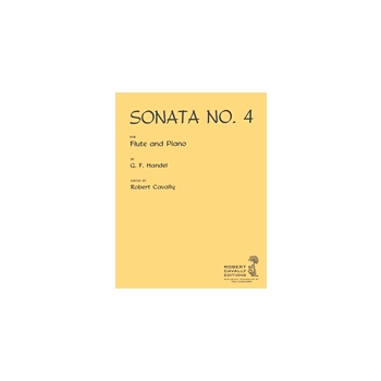 Sonata #4 by Handel George Frideric - Cavally Robert - for Flute and Piano