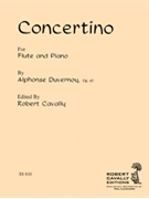 Concertino Opus 45 by Duvernoy - Cavally Robert - for Flute and Piano
