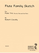 Flute Family Sketch by Cavally Robert for Flute Trio