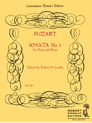 Sonata #1 K378 by Mozart Wolfgang Amadeus - Cavally Robert - for Flute and Piano