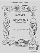 Sonata #4 K547 by Mozart Wolfgang Amadeus - Cavally Robert - for Flute and Piano