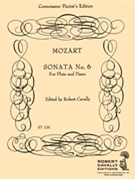Sonata No. 6 in Bb by Mozart Wolfgang Amadeus - Cavally Robert - for