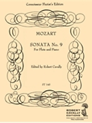 Sonata #9 K303 by Mozart Wolfgang Amadeus - Cavally Robert - for Flute and Piano