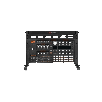 Angled 6U Desktop Metal Rack Stand