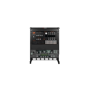 Angled 12U Desktop Metal Rack Stand