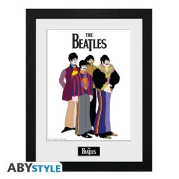 The Beatles - Yellow Submarine Group Framed Poster - 12 inch. x 16 inch.