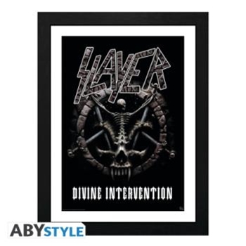 Slayer - Divine Intervention Framed Print - 12 inch. x 16 inch.