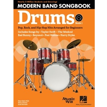 Modern Band Method Drums Songbook 1 - Pop, Rock, and Hip-Hop Hits Arranged for Beginners