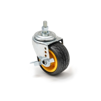 4 x 2 inch. Ground Glider Caster Pack with Brake - for Rock-N-Roller Carts