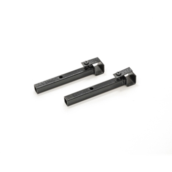 Bracket Set for Securing the MultiCart RSH10 Carpeted Shelf to the Handles of Compatible Carts - for Rock-N-Roller Carts