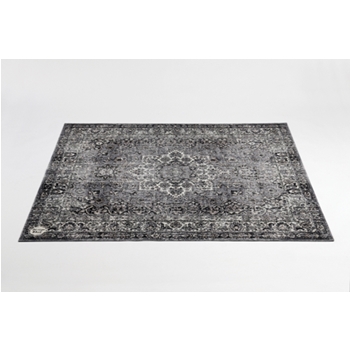 Vintage Persian Style Drum Rug 5.34' X 4.65' - Gray