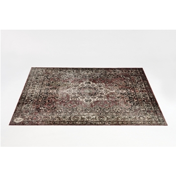 Vintage Persian Style Drum Rug 5.34' X 4.65' - Classic Worn