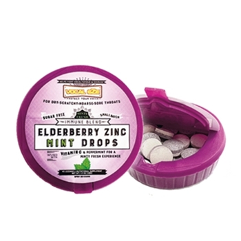 Vocal Eze Elderberry Mint Throat Drops (40 Pieces)