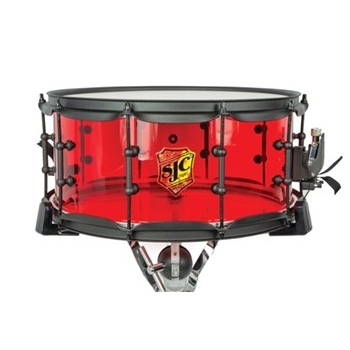 Josh Dun Torch 6.5x14 Snare - Red Acryllic Shell