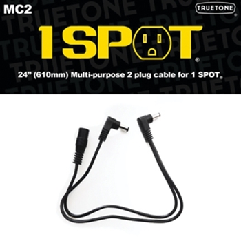 Multi-Plug 2 Cable - Female to (2) Male 12 inch. Extensions (Y-Cable)