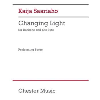 Changing Light - Baritone Voice and Alto Flute English