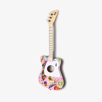 Beatles + Loog Mini Guitar Acoustic '67 - Pink