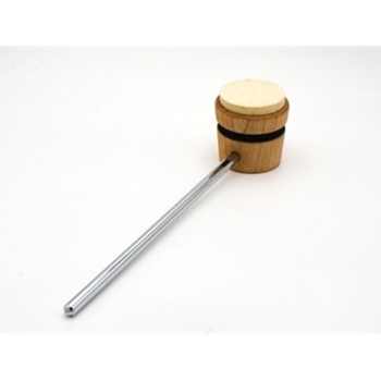 Low Boy Lightweight Felt Daddy Beater - Natural with Black Stripe