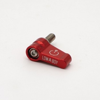 Low Boy Power Switch - 10/32 Thread - Red Finish